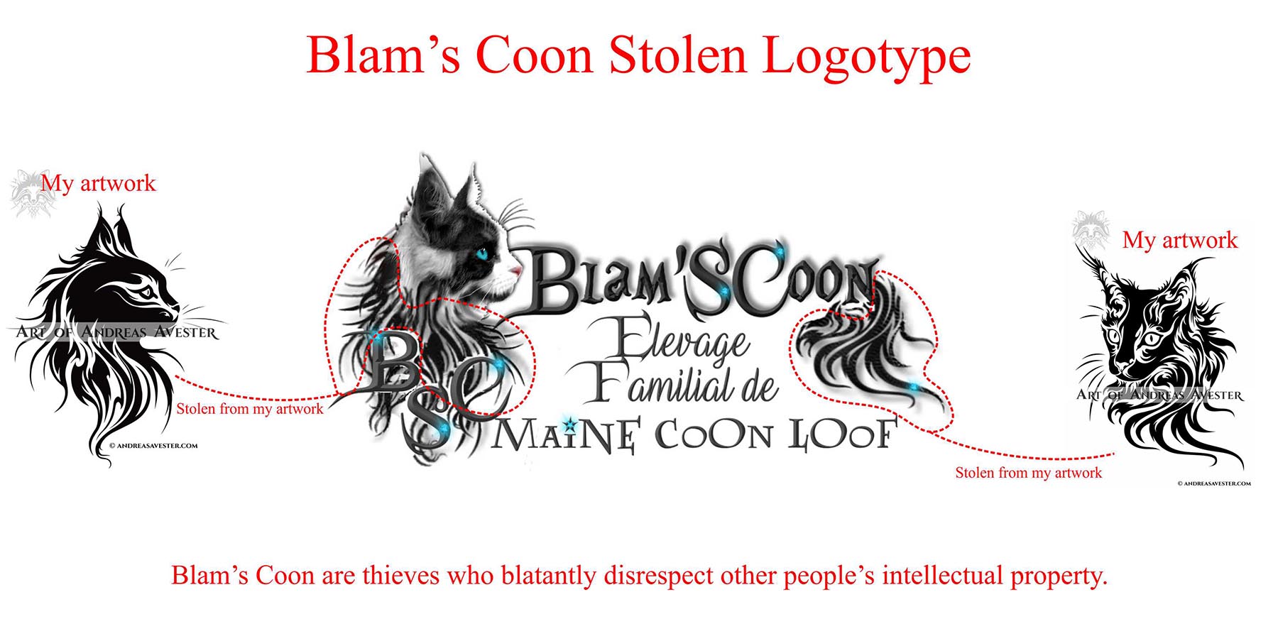 Blam's Coon Stolen Logotype