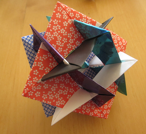 Six Intersecting Squares