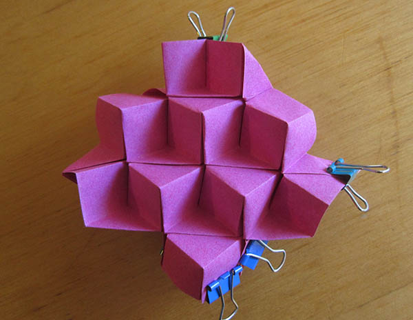 Cube tessellation final prototype, with clips