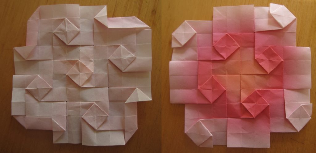 the front and back of a tessellation