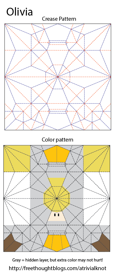 olivia crease pattern