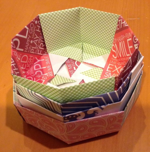 octagonal boxes, nested