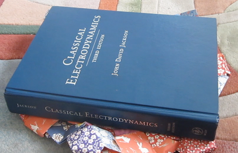 2nd brillouin zone of the fcc structure, but with a copy of Jackson's Classical Electrodynamics crushing it