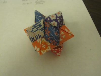 failed origami model