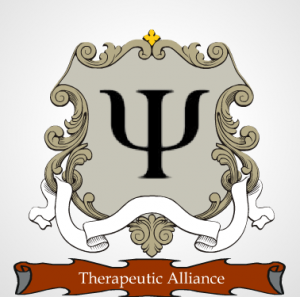 No, I didn't spend lots of my afternoon creating a logo for a fictional, crime-fighting Therapeutic Alliance. What makes you ask such a thing?