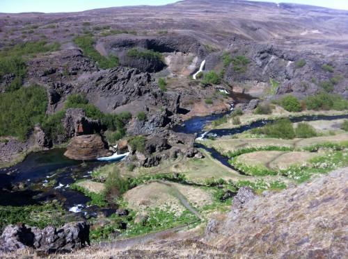 A lovely little valley in a blasted landscape