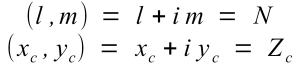 Breaking apart two complex numbers.