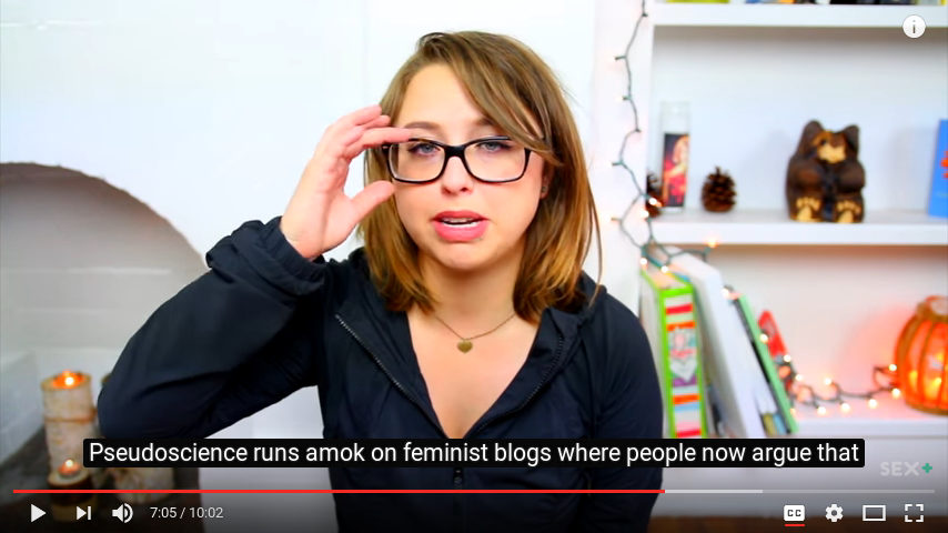 GREEN: Pseudoscience runs amok on feminist blogs where people now argue that