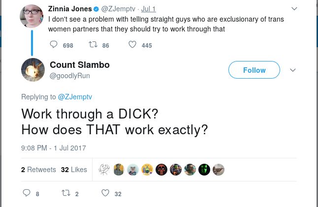 SLAMBO: Work through a DICK? How does THAT work exactly?