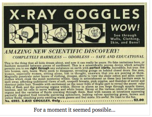 Xray goggles