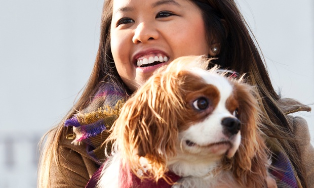 Nurse Nina Pham is reunited with her dog Bentley