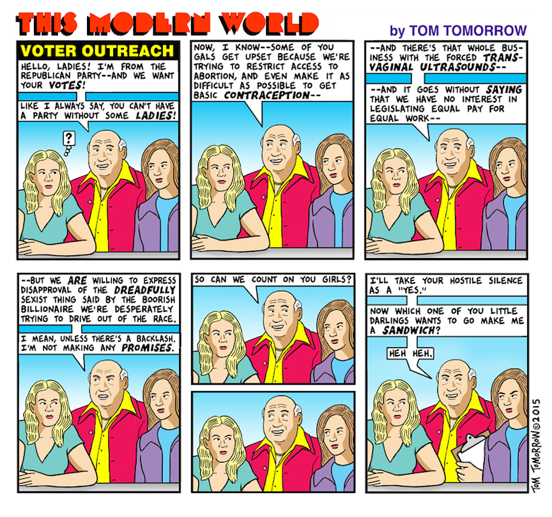 Tom Tomorrow war on women