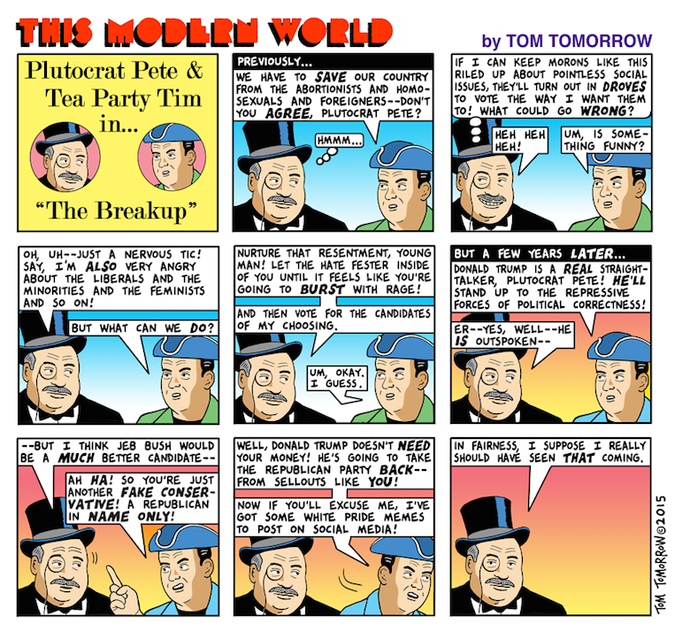 Tom Tomorrow plutocrats and trump