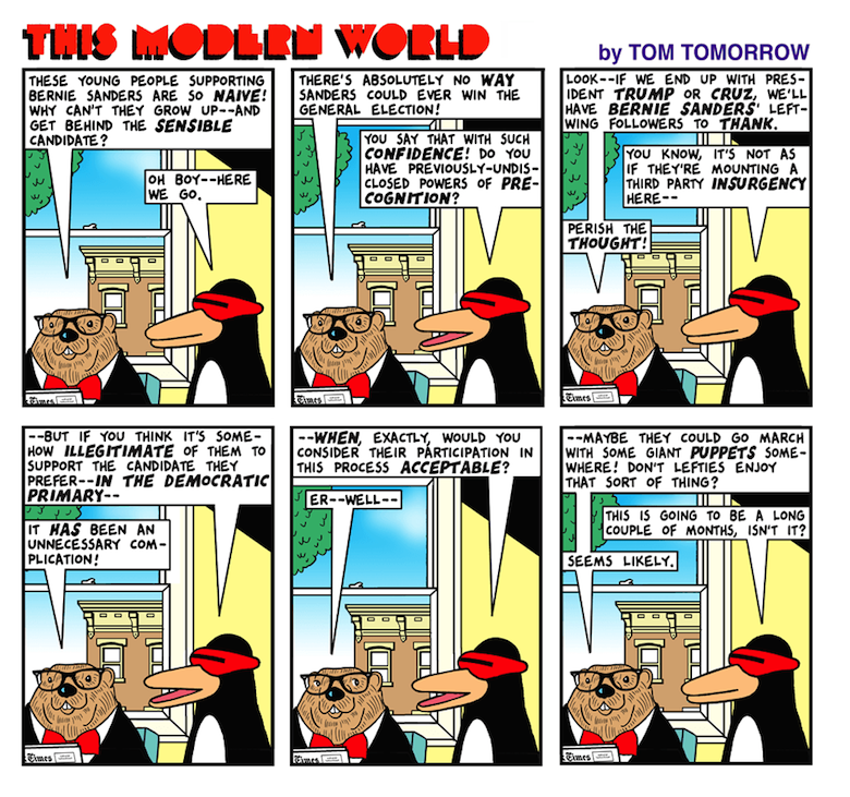 Tom Tomorrow If not now, when