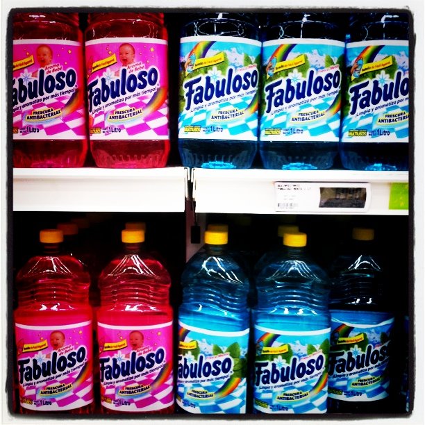 Fabuloso comes in a multitude of flavors like lavender, passion fruit and citrus. Just don’t drink it. (Maqroll via Flickr)