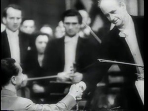 Furtwangler shaking hands with (?) Goebbels