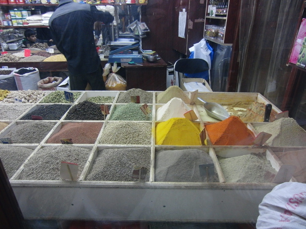 Spices in the market in Doha, Qatar