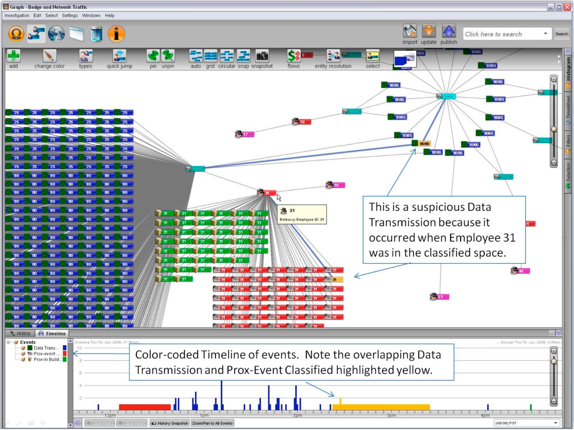 Palantir User Interface