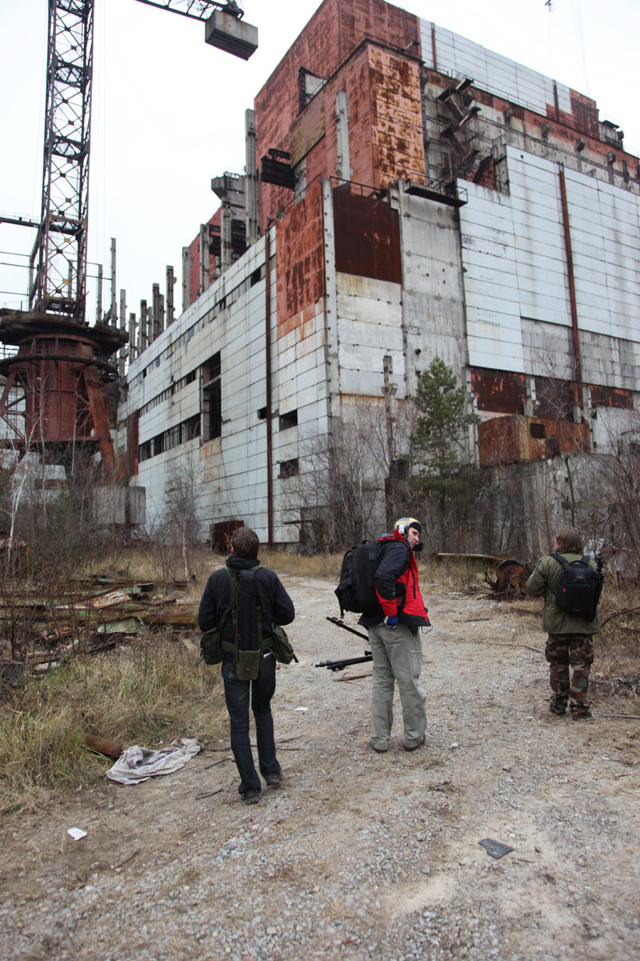 Outside Reactor #6, Chernobyl, Ukraine 2011