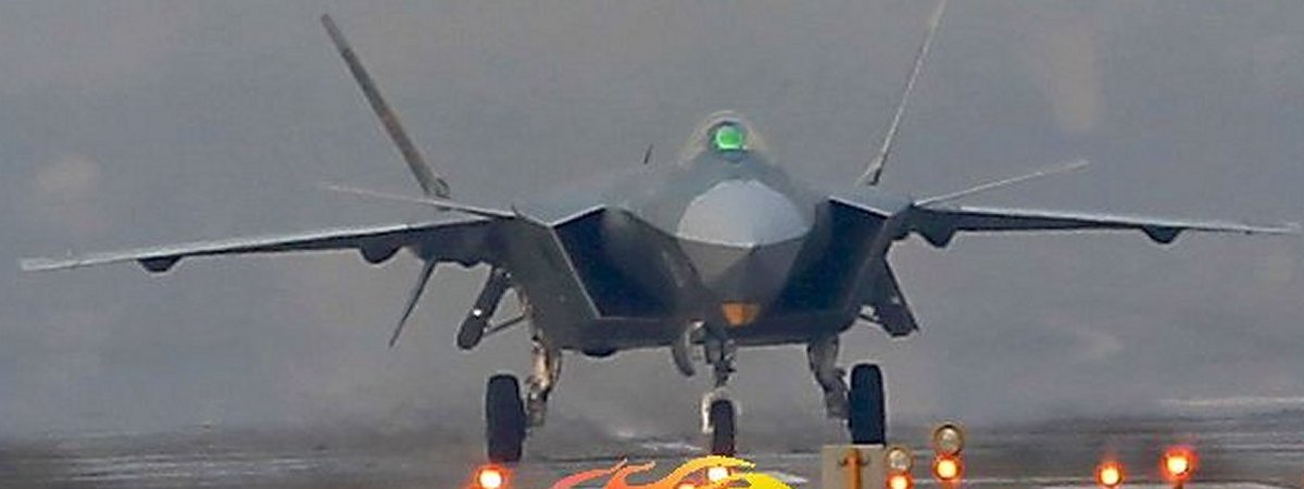 Head on to a J-20