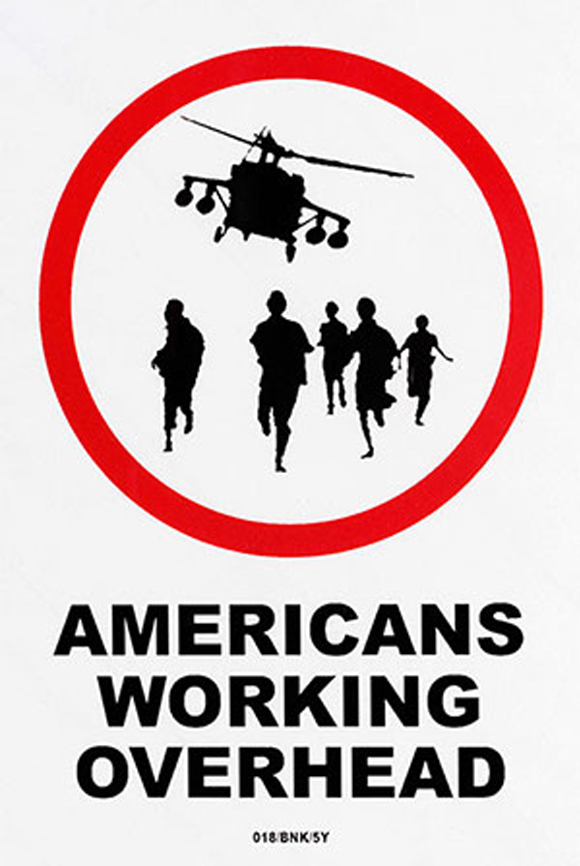 Americans-Working-Overhead-by-Banksy