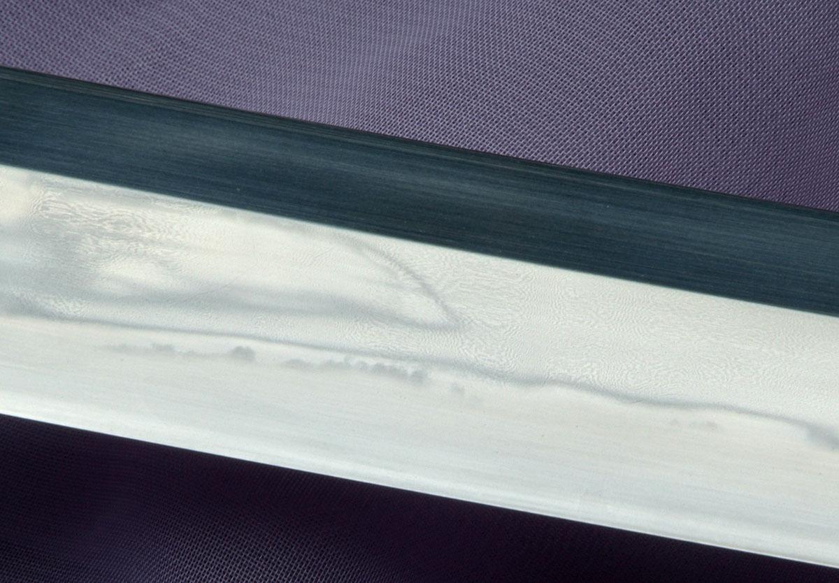 closeup of a modern-made katana