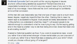 Rape apologist 1